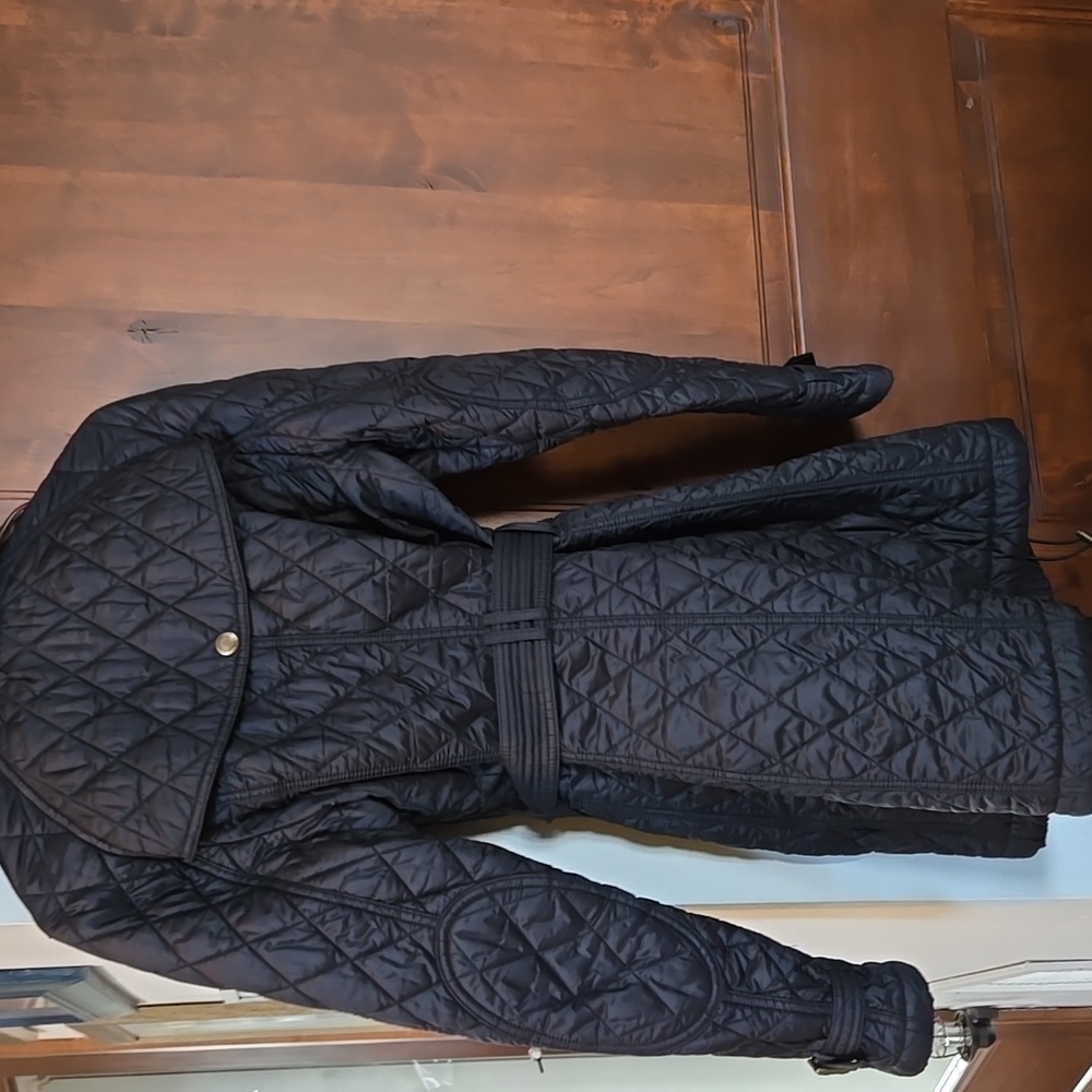 Burberry Finsbridge Quilted Jacket XL Coat Black - Picture 3 of 5